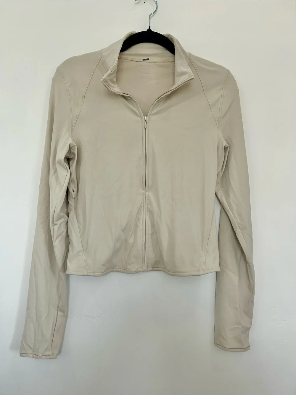 Vuori AllTheFeels Full Zip Jacket in Bone Size Medium - Picture 4 of 8
